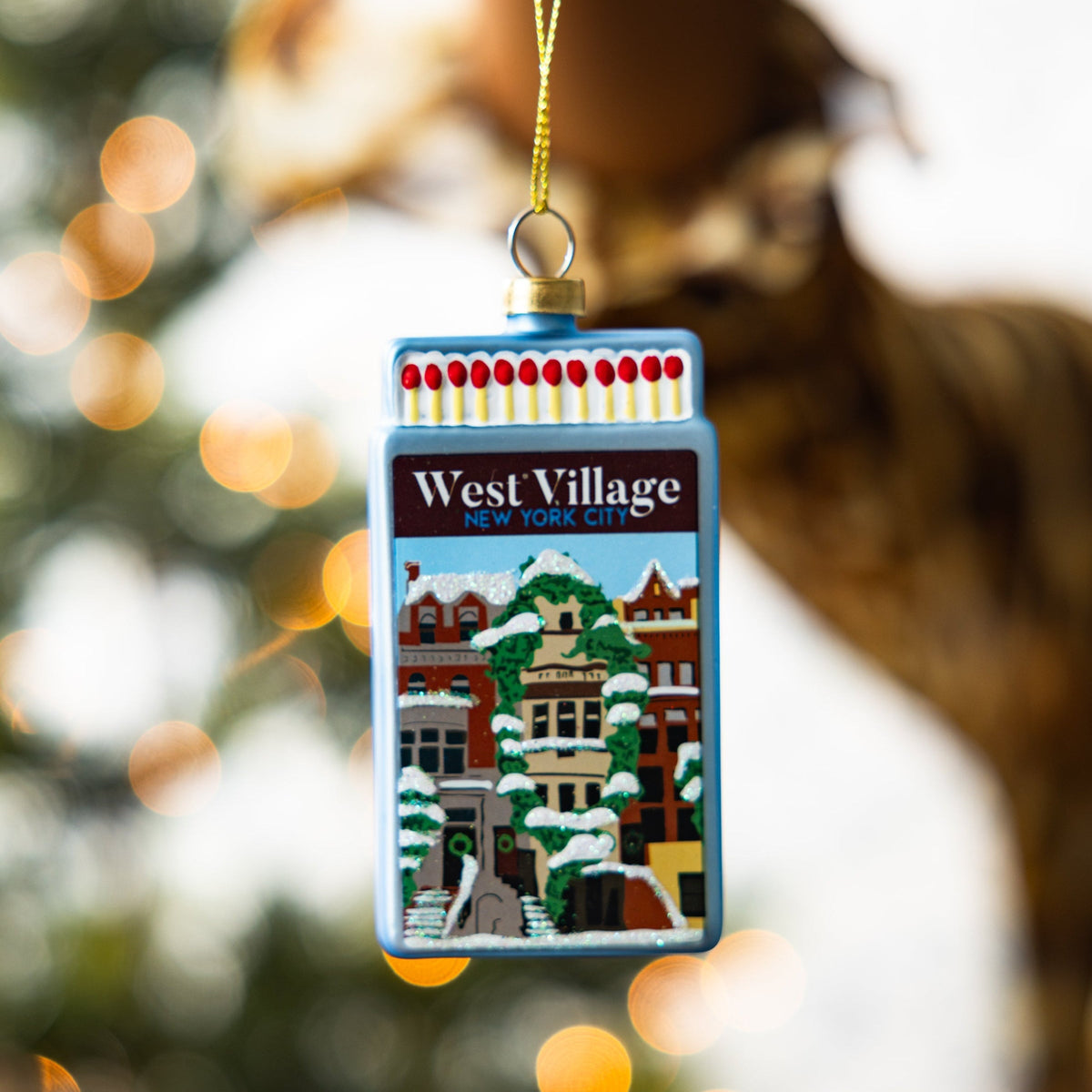 West Village Matchbook Ornament