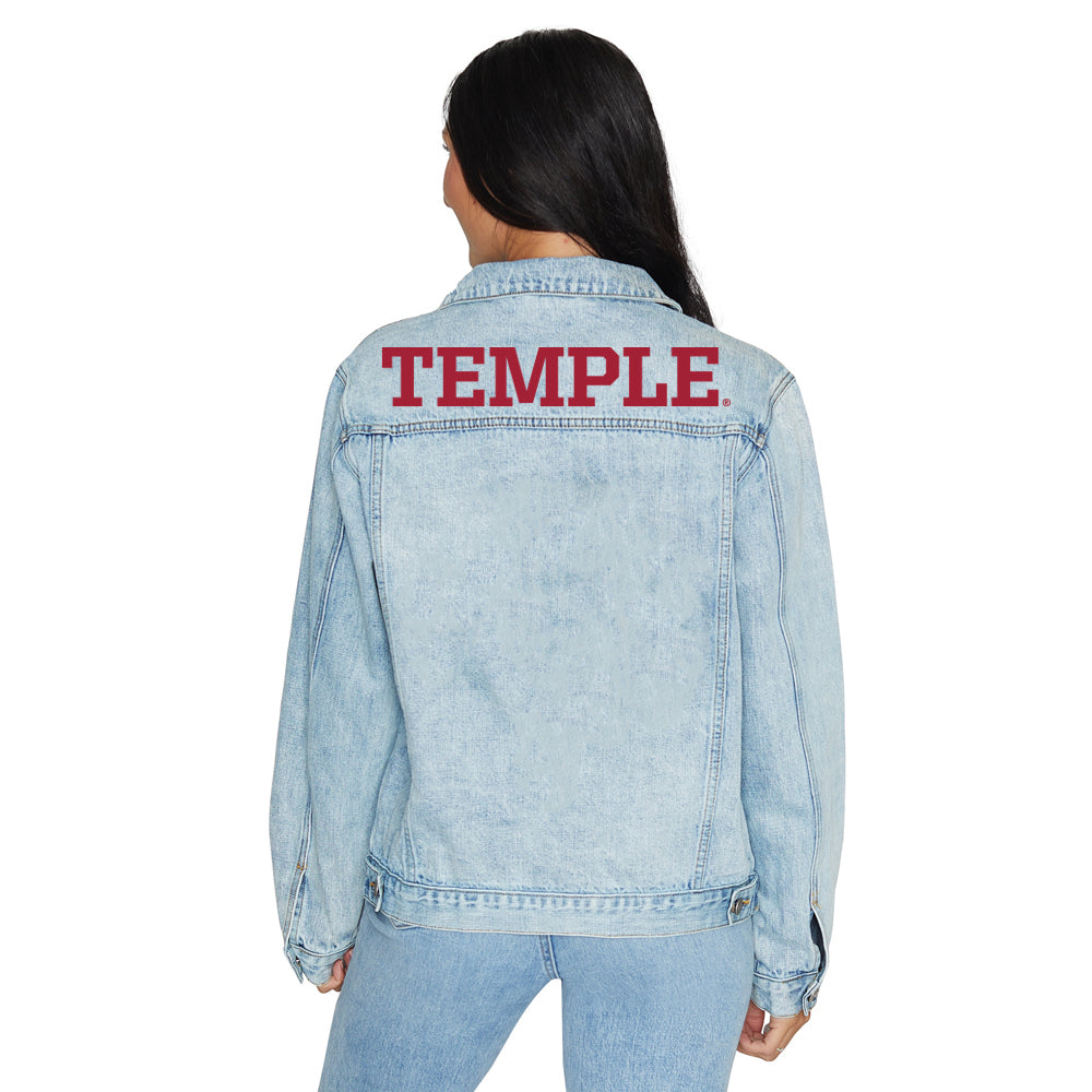 Temple Owls Denim Jacket