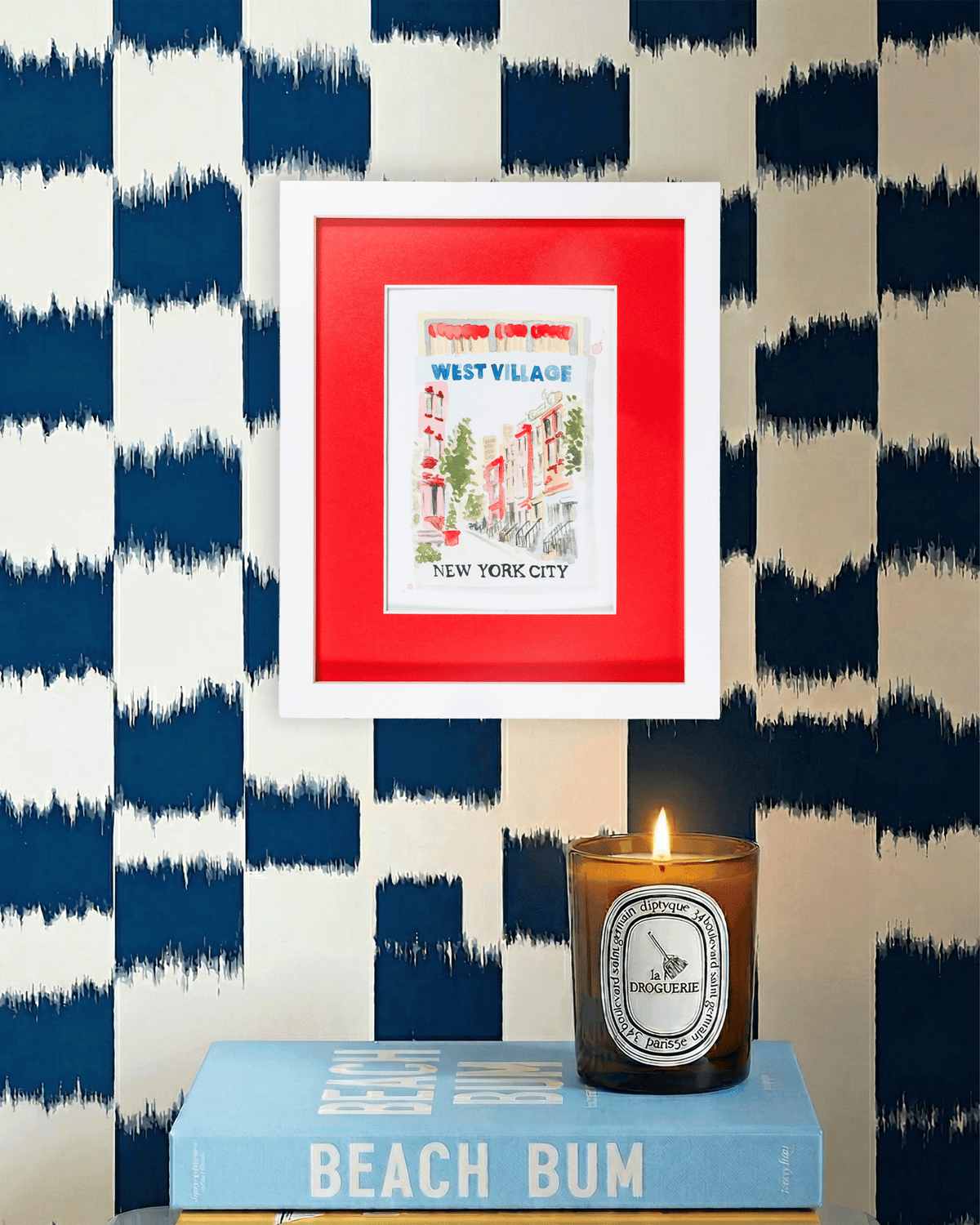West Village NYC Matchbook Art Print