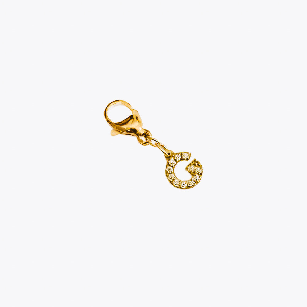 Initial Charm Bar Chanelle Charms - WATERPROOF