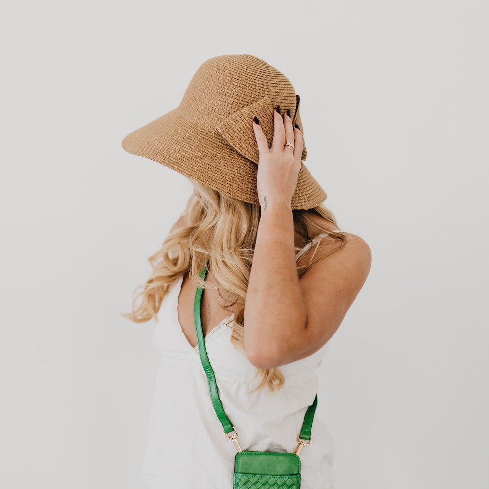 Berlin Bow Straw Sun Hat
