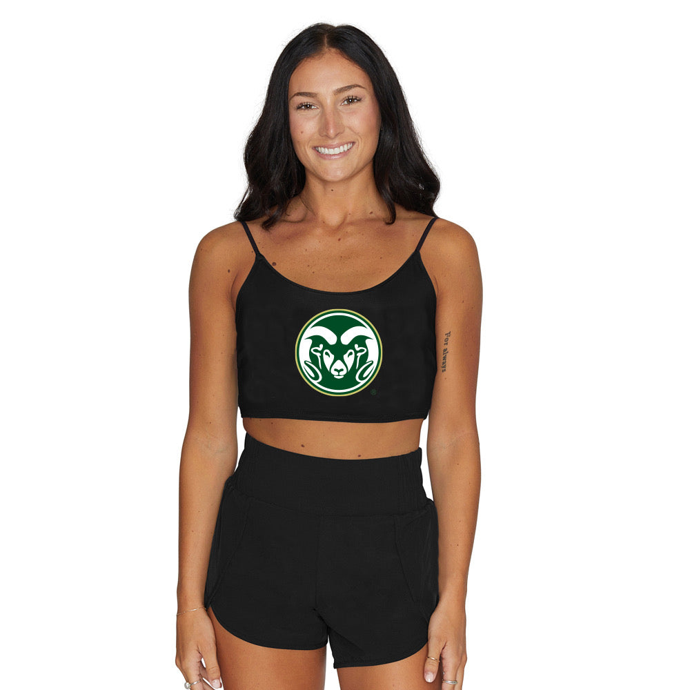 Colorado State Black Spaghetti Tank