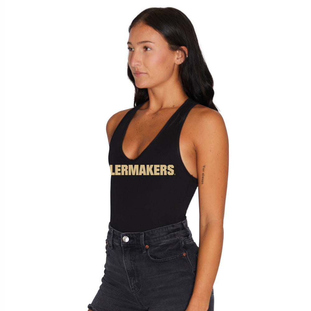 Purdue Black Bodysuit