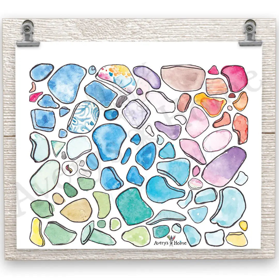 Sea Glass Collector 20 oz Skinny Tumbler