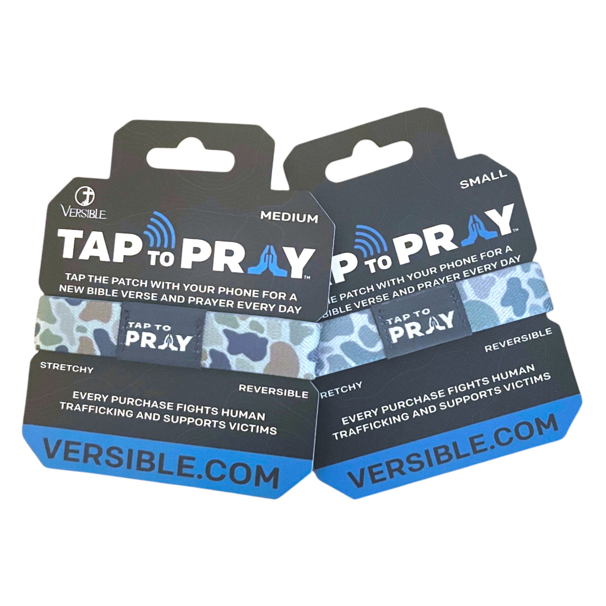 Tap To Pray® Wristband – River Rock Camo - Moss & Slate