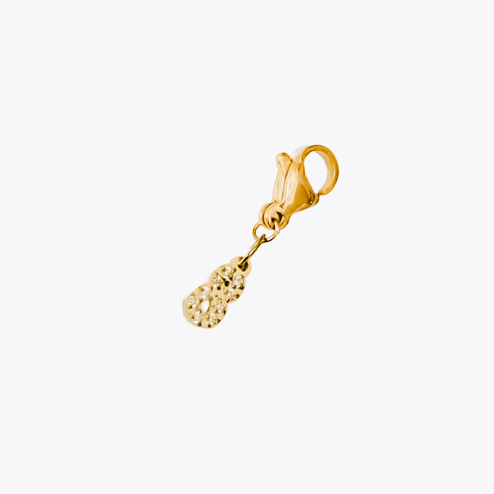 Bundled Number Charm Bar Chanelle Charms - WATERPROOF