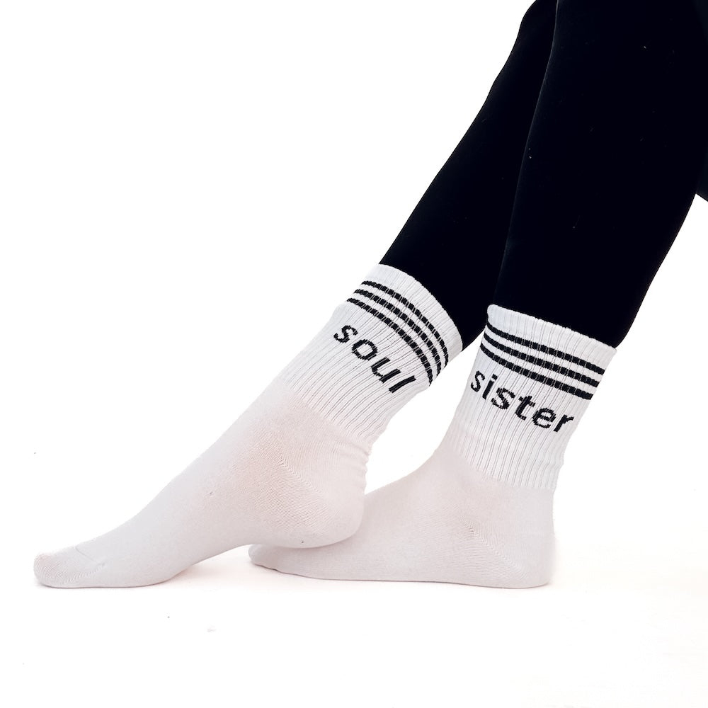 Word Up Stripe Socks