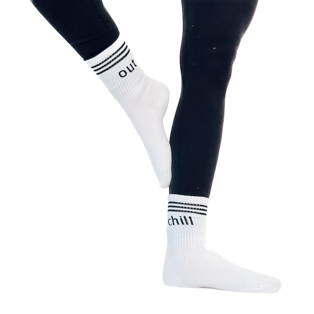Word Up Stripe Socks