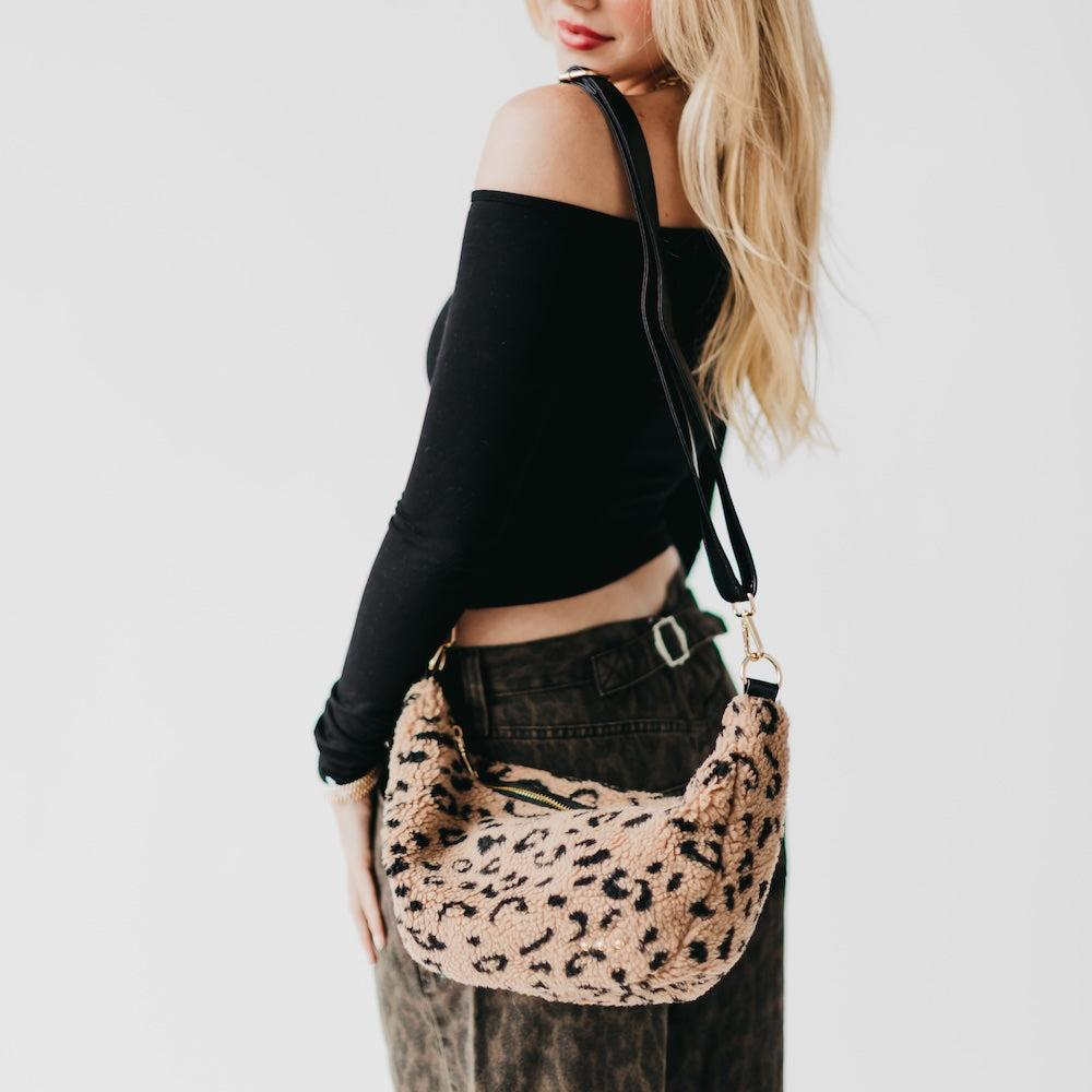 Shirley Sherpa Crossbody Bag