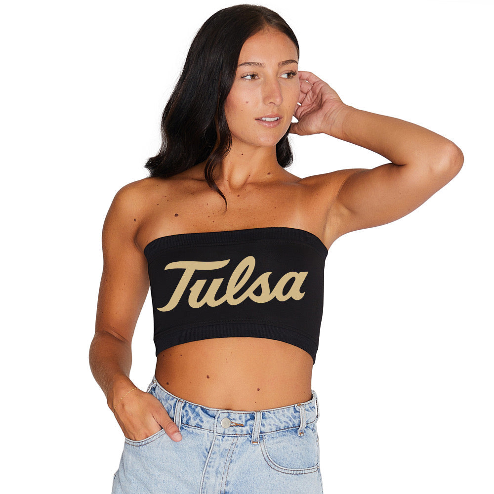 Tulsa Black Bandeau Top