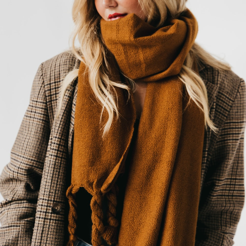 Twyla Twisted Tassel Scarf