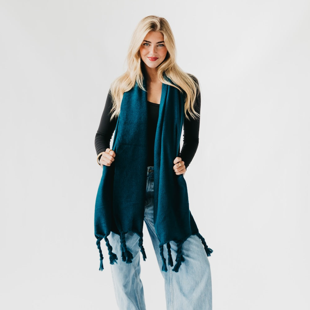 Twyla Twisted Tassel Scarf