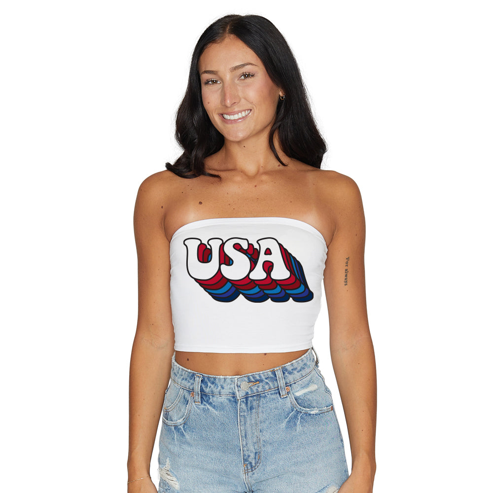 Retro USA Tube Top