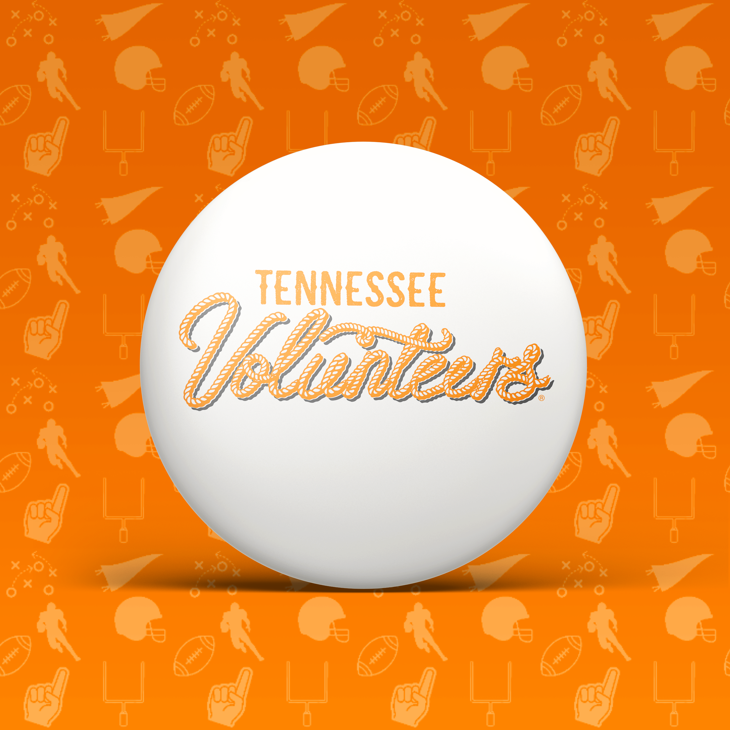 Tennessee Volunteers Rope Button