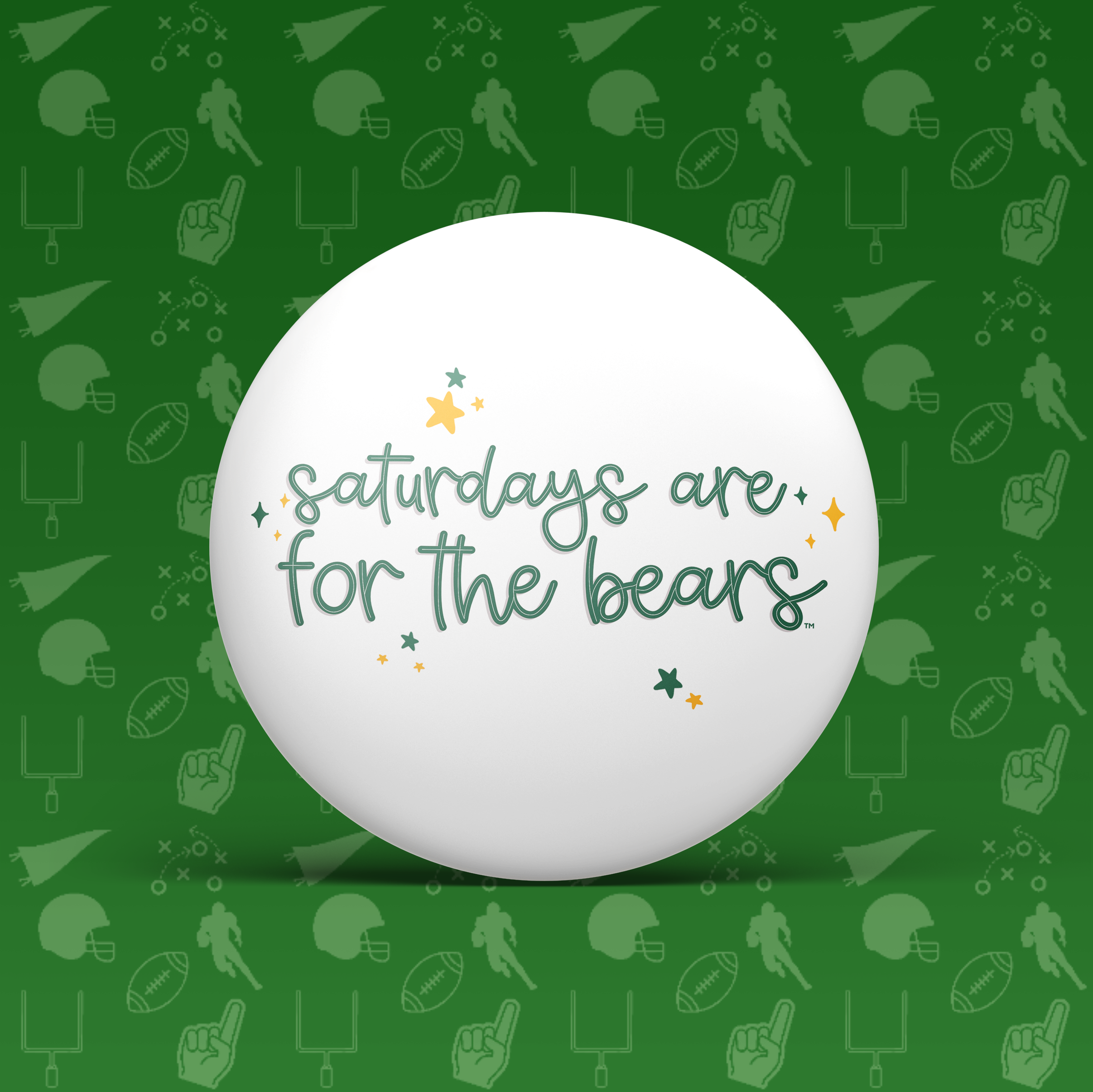 Saturdays Are For The Bears Button