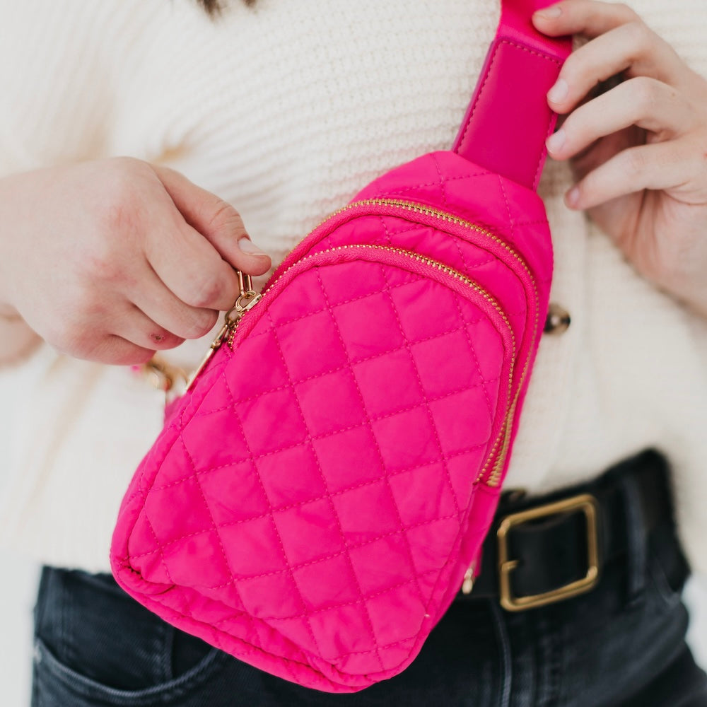 Pinelope Puffer Sling Bag