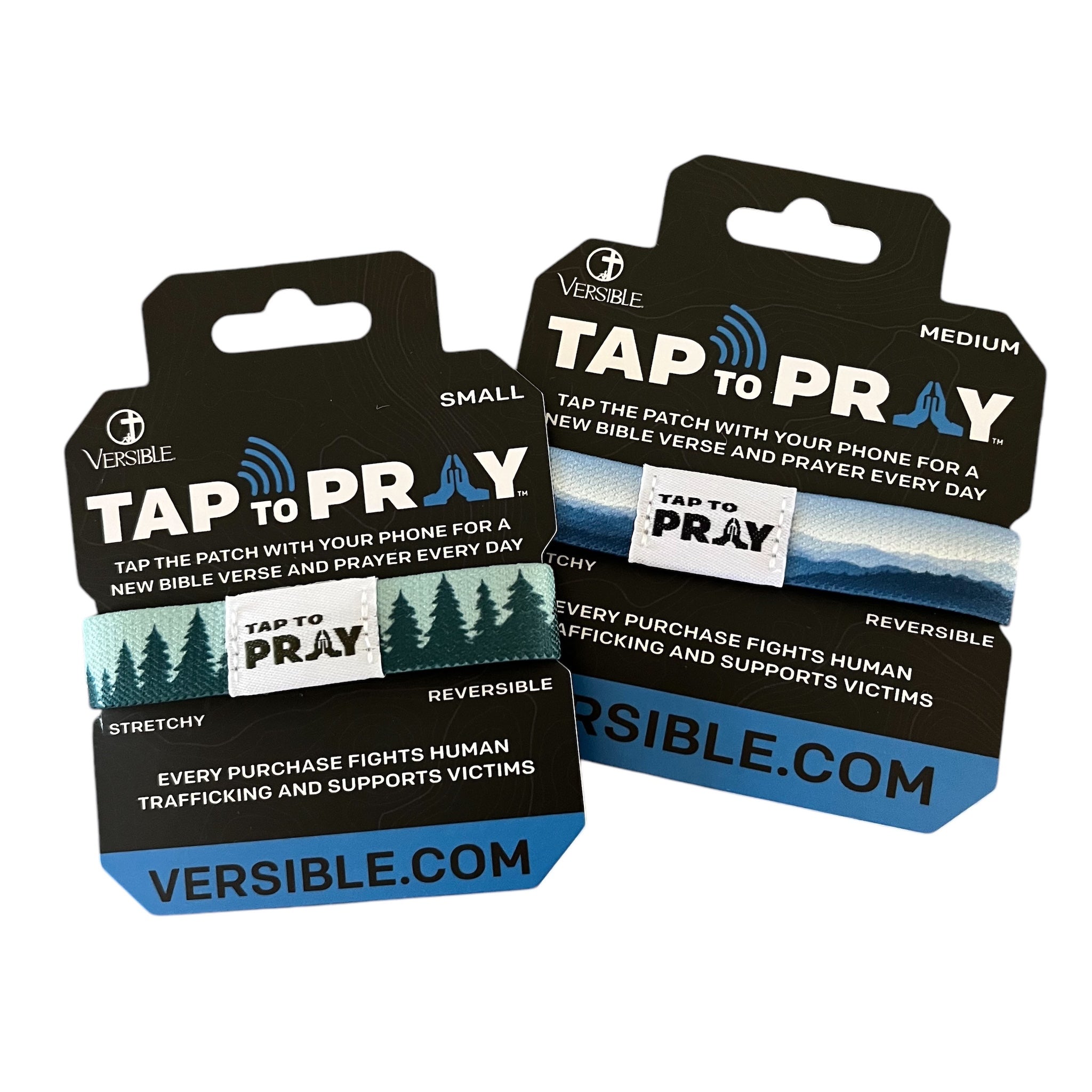 Tap To Pray® Wristband – Mountains & Forests