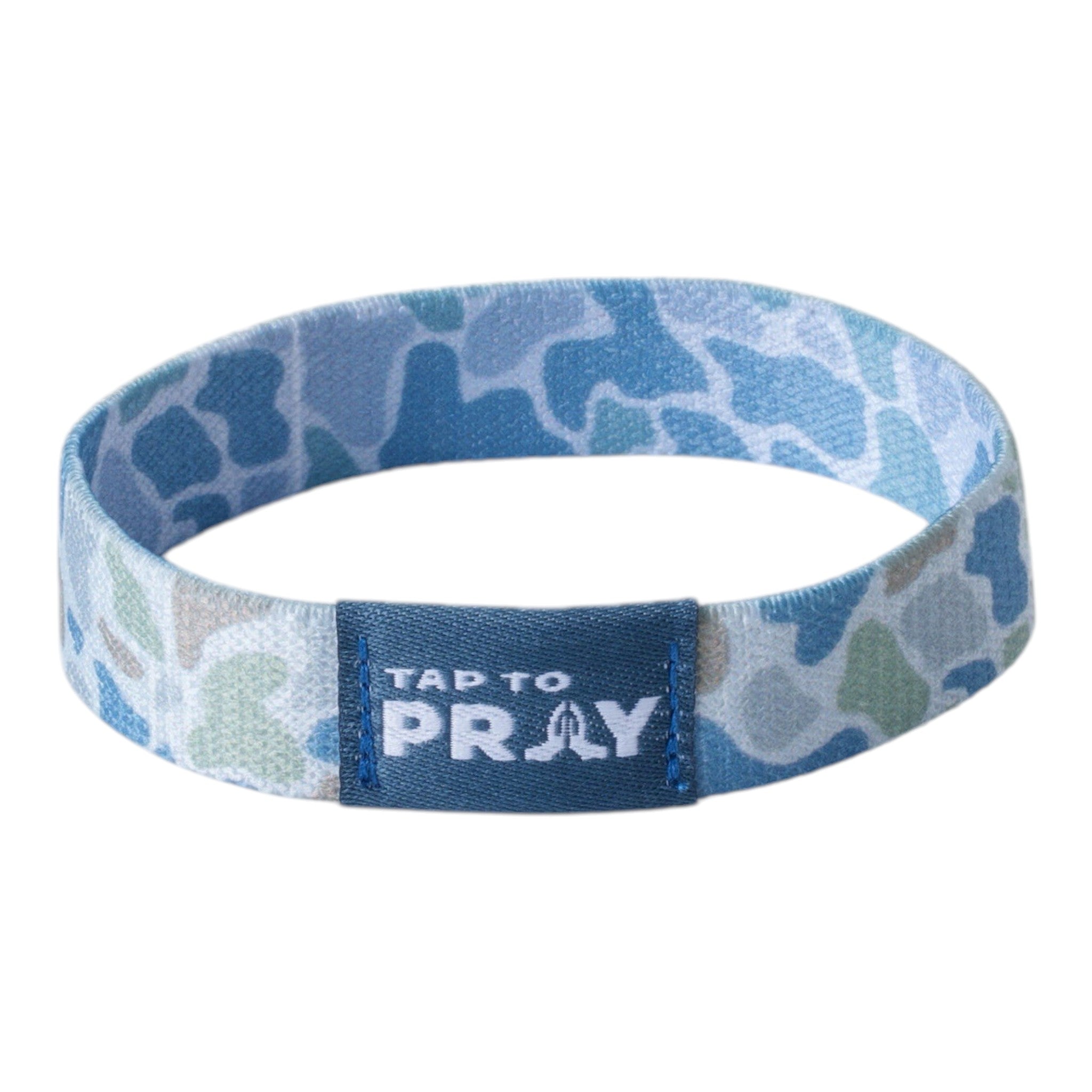 Tap To Pray® Wristband – River Rock Camo - Moss & Slate