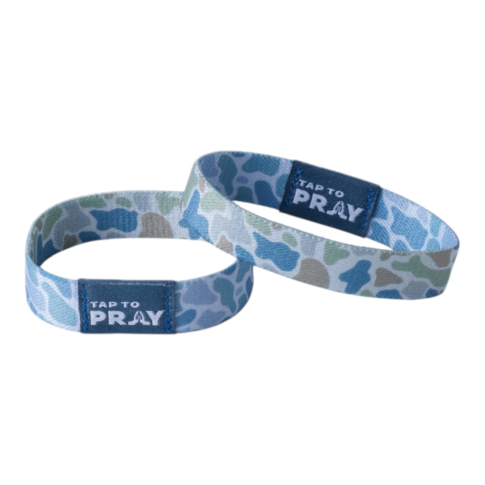 Tap To Pray® Wristband – River Rock Camo - Moss & Slate