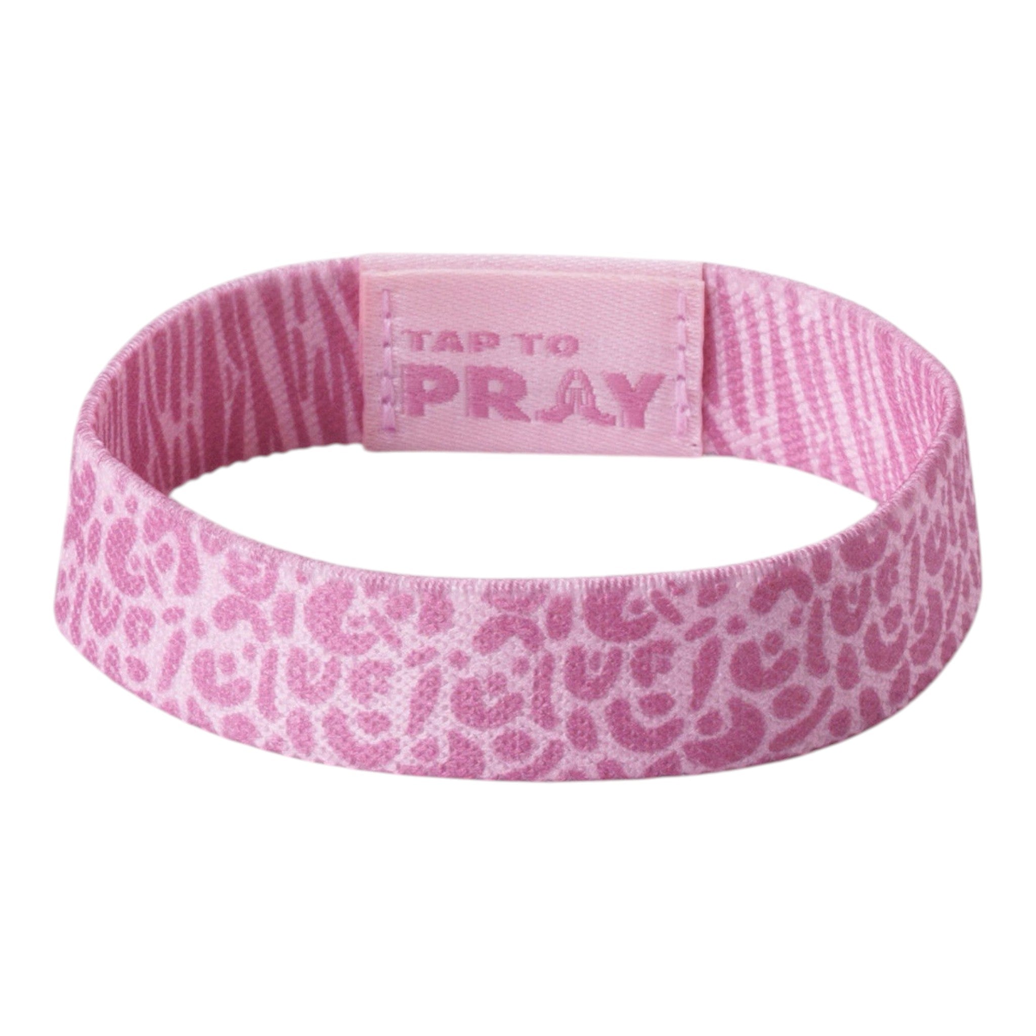 Tap To Pray® Wristband – Safari Rose
