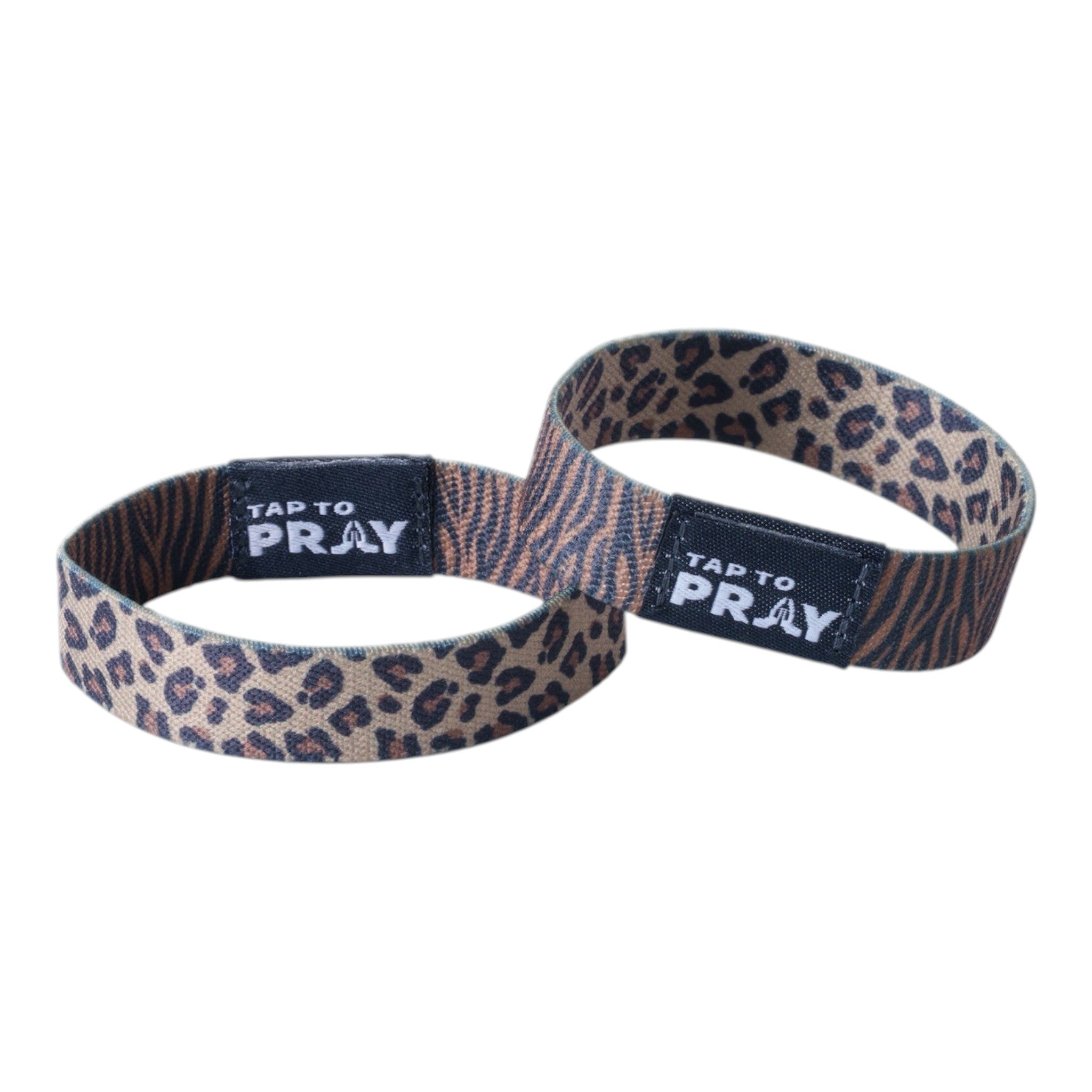 Tap To Pray® Wristband – Safari Leopard
