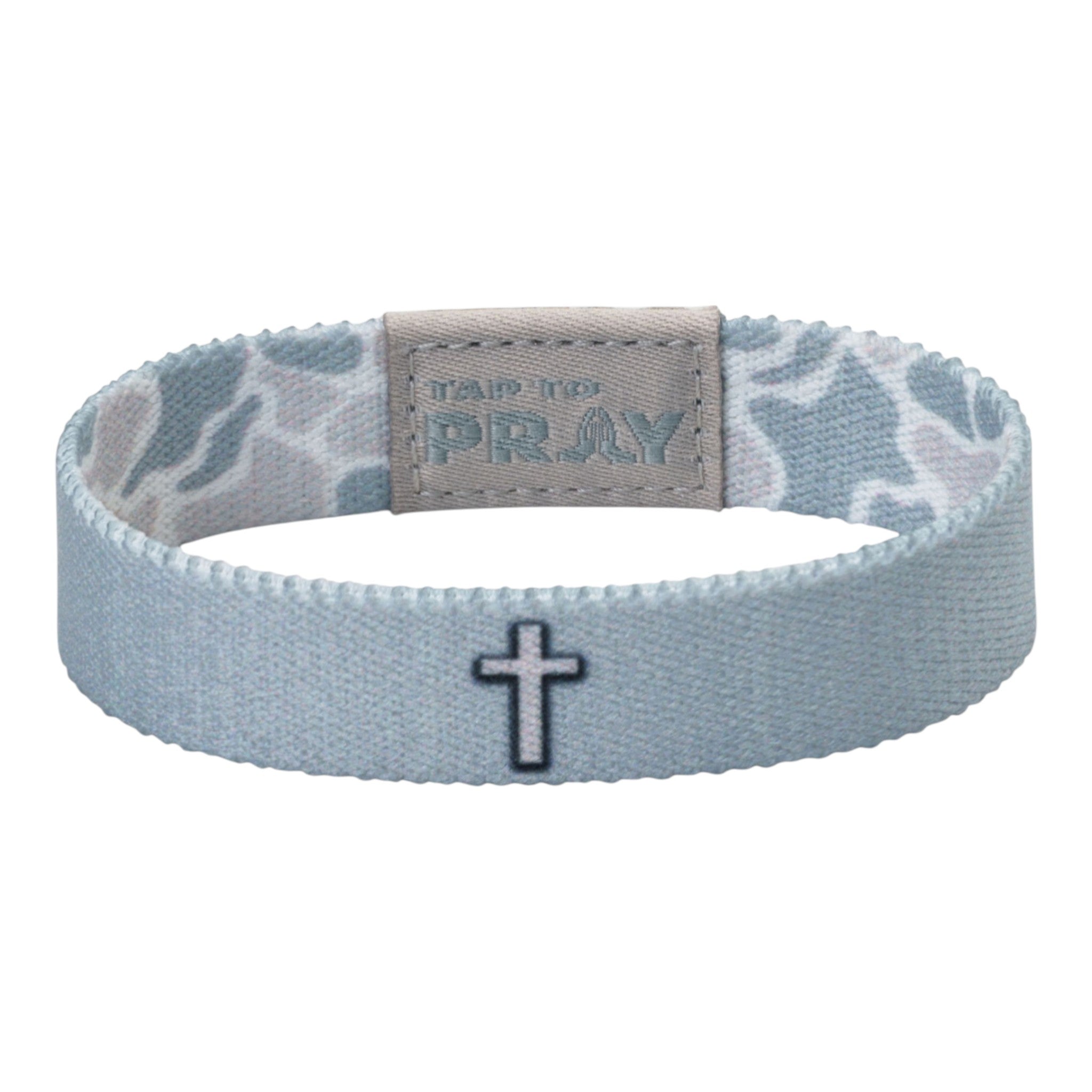 Tap To Pray® Wristband – River Rock Camo - Aspen