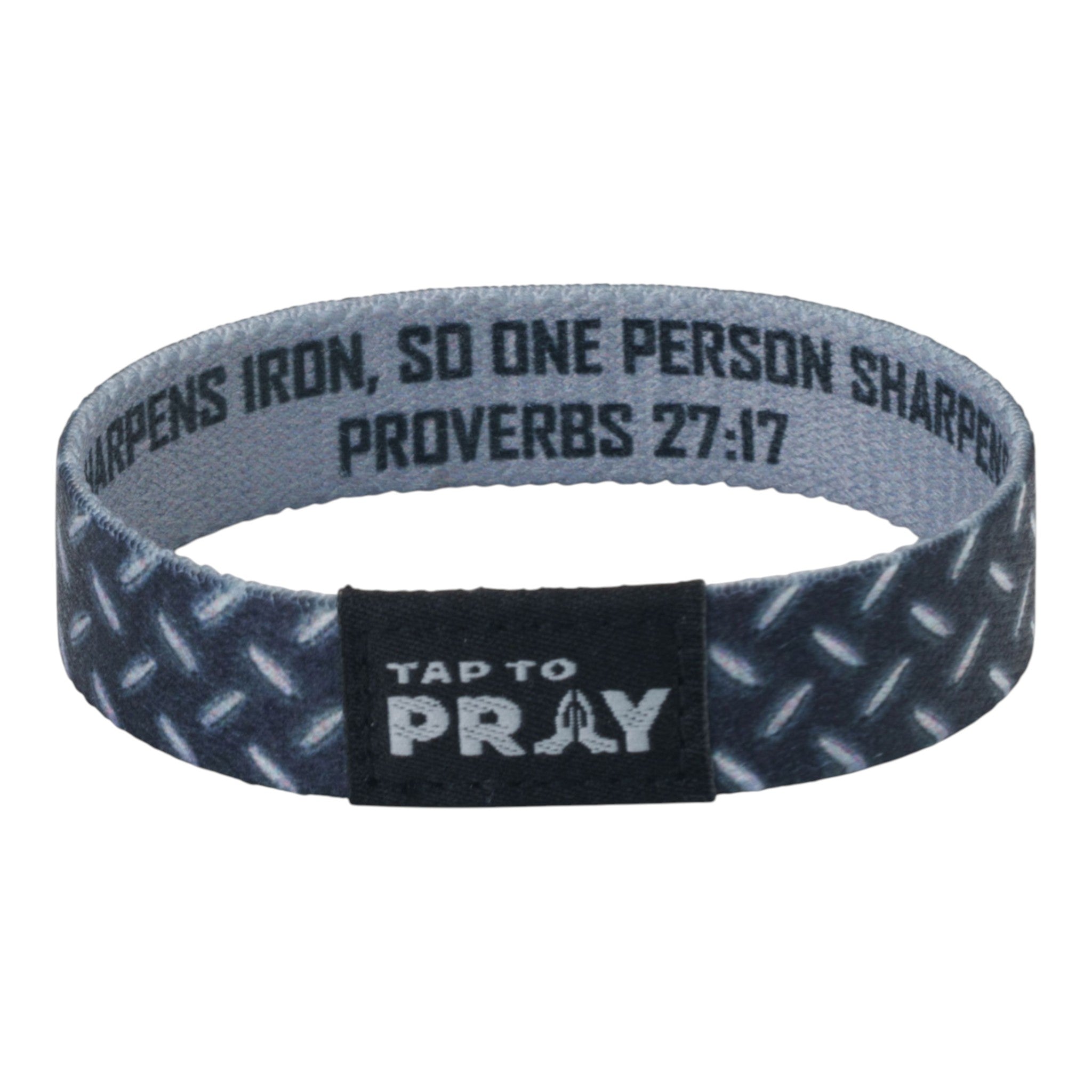 Tap To Pray® Wristband – Iron Sharpens Iron