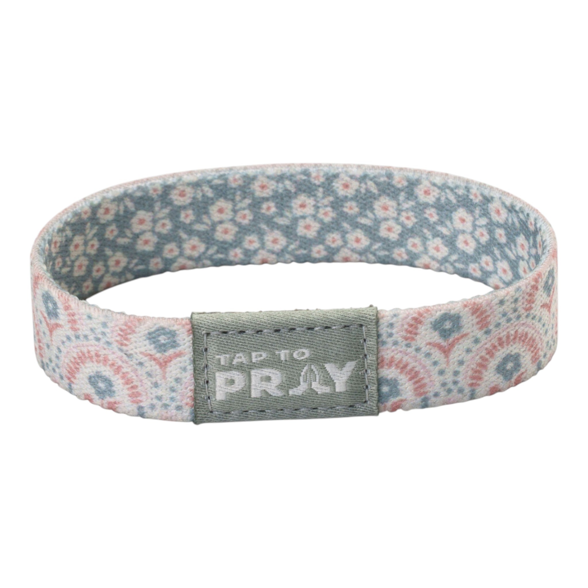 Tap To Pray® Wristband – Boho Bouquet