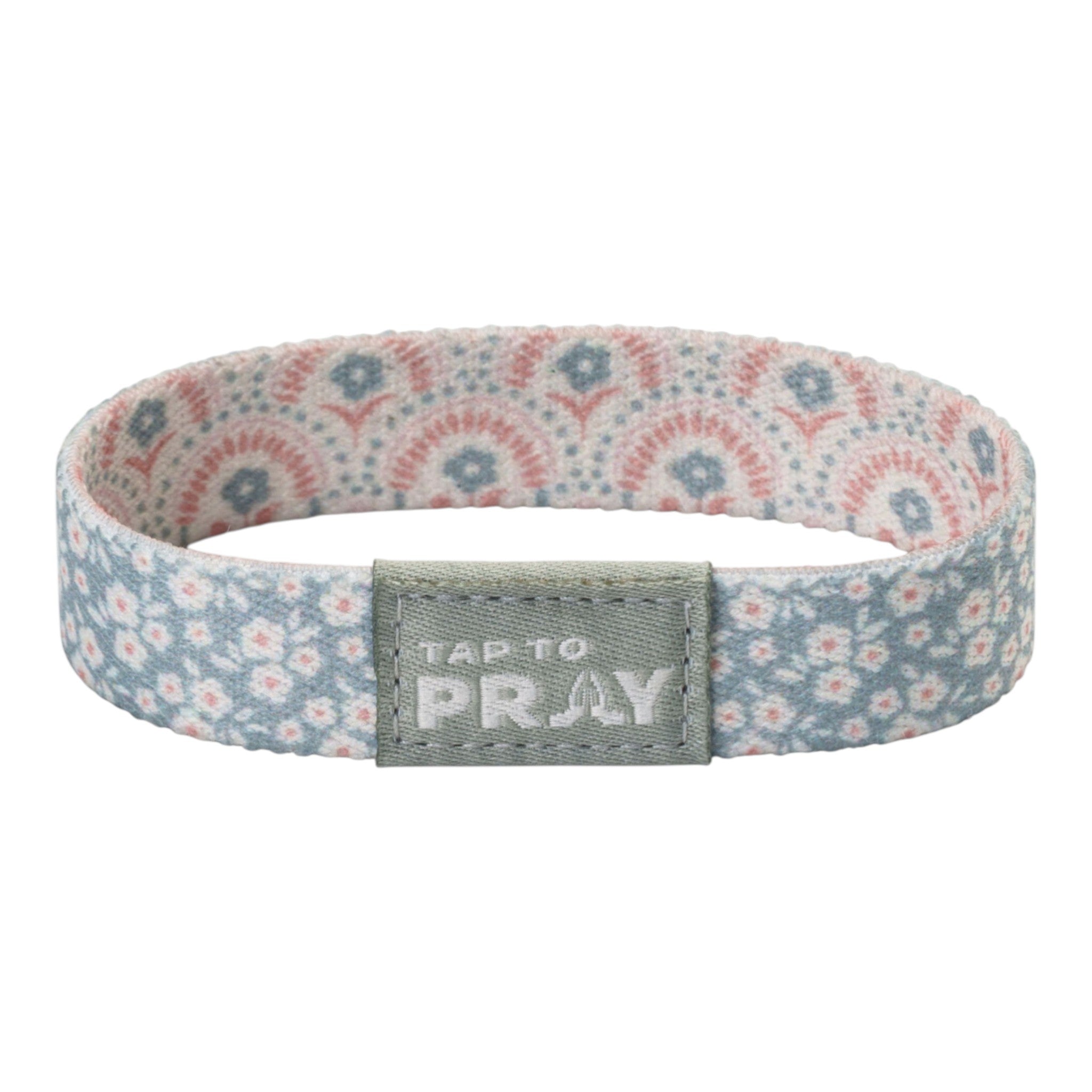 Tap To Pray® Wristband – Boho Bouquet