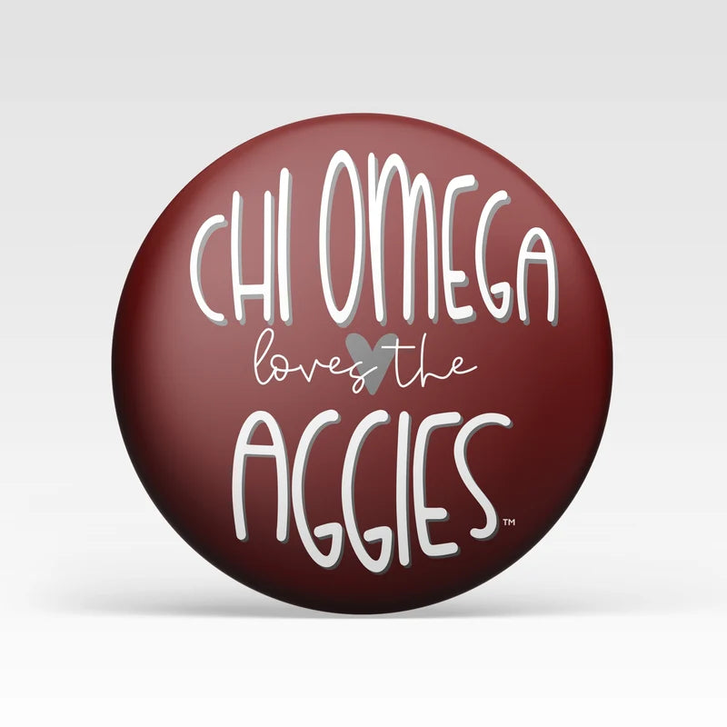 Chi Omega Loves the Aggies - Maroon