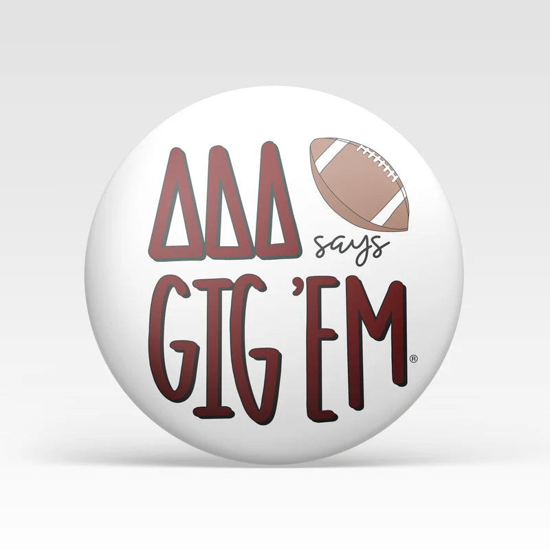 Tri Delta says Gig 'Em