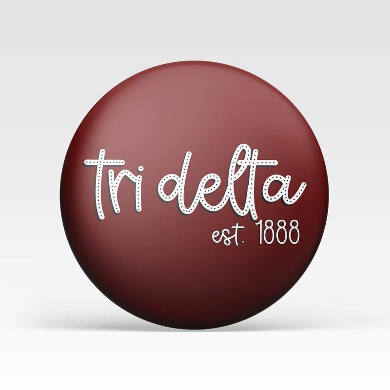 Tri Delta Est. 1888 - Maroon