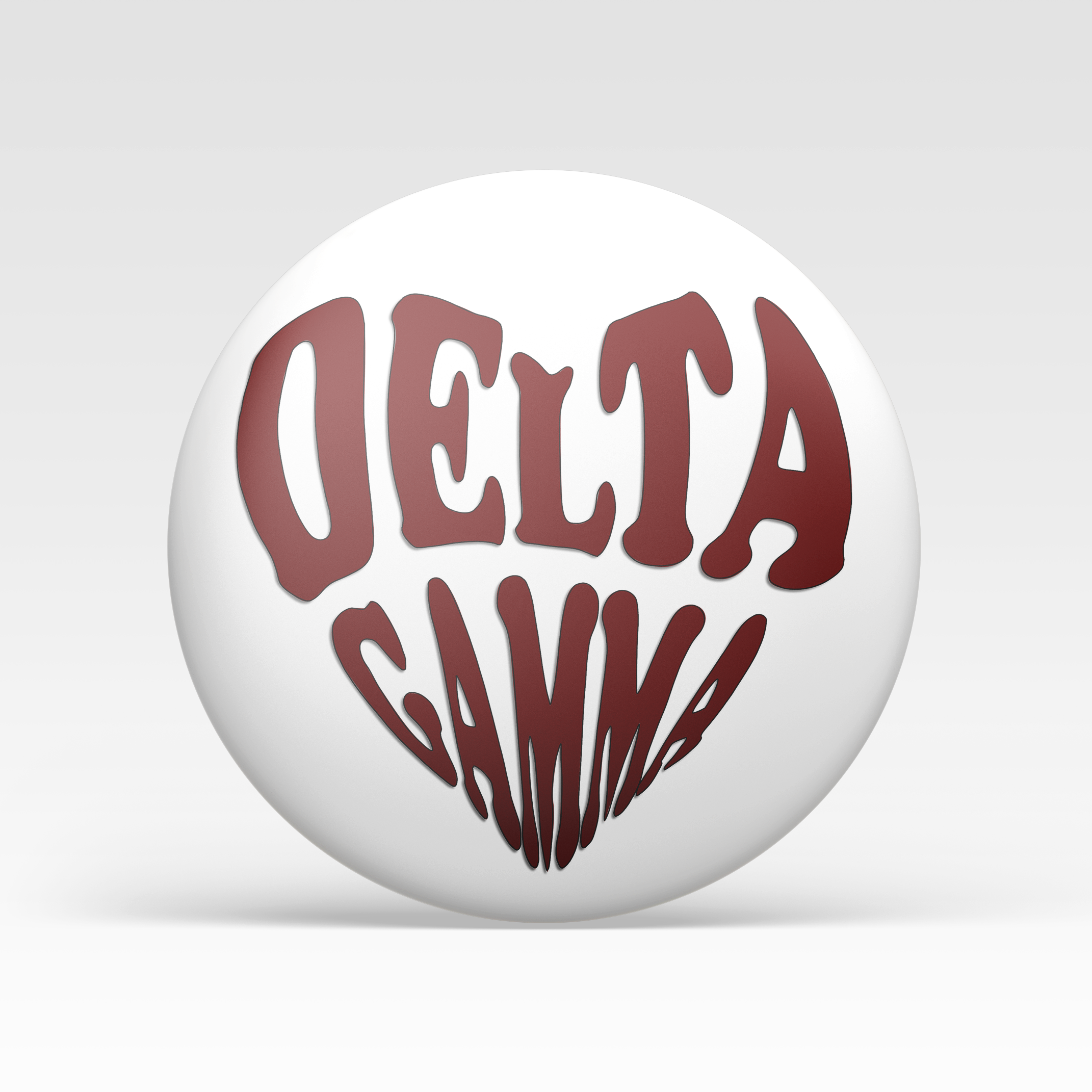 Delta Gamma Heart - Maroon