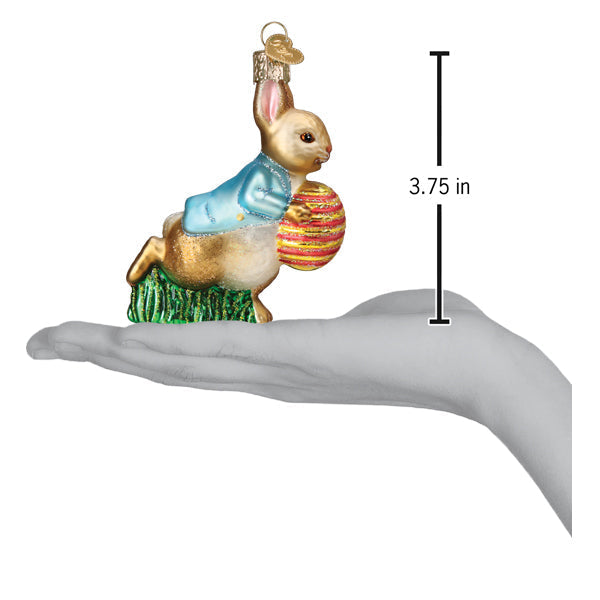Peter Rabbit With Easter Egg Ornament