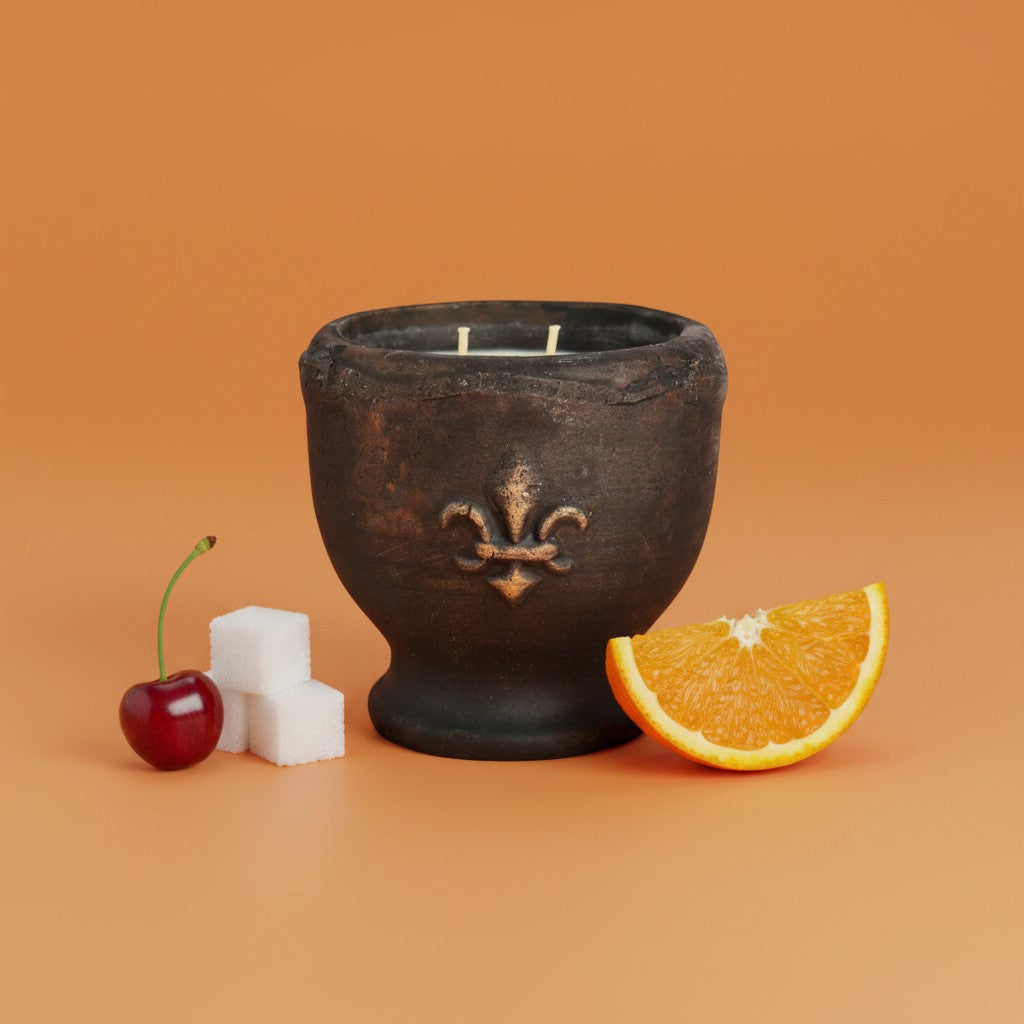 Bourbon Royalty 13 oz Classic Pottery Candle