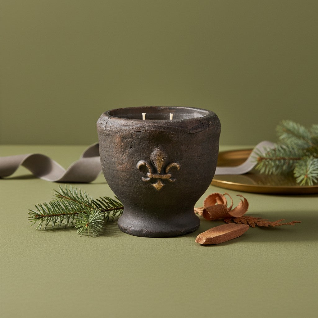 Bourbon Royalty 13 oz Classic Pottery Candle