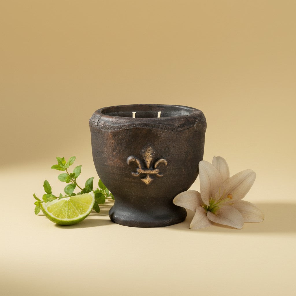 Bourbon Royalty 13 oz Classic Pottery Candle