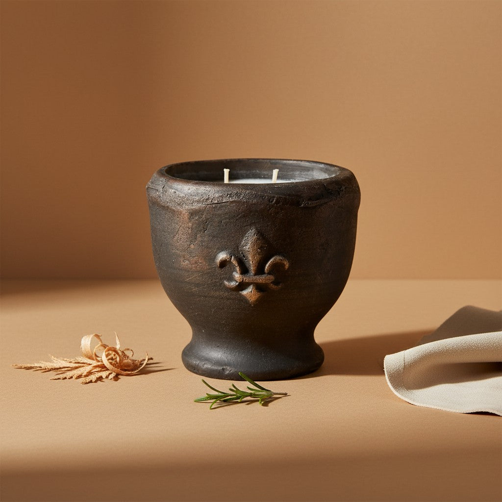 Bourbon Royalty 13 oz Classic Pottery Candle