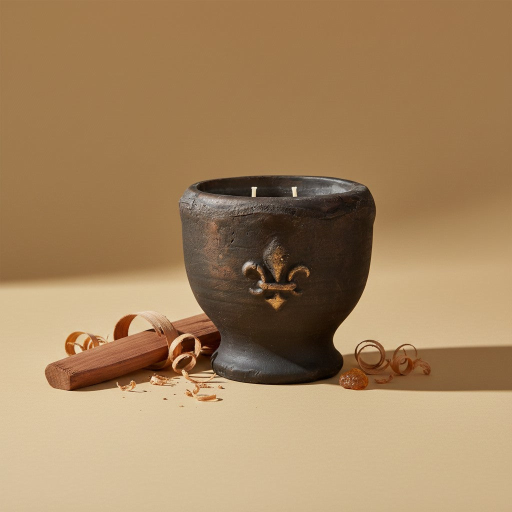 Bourbon Royalty 13 oz Classic Pottery Candle