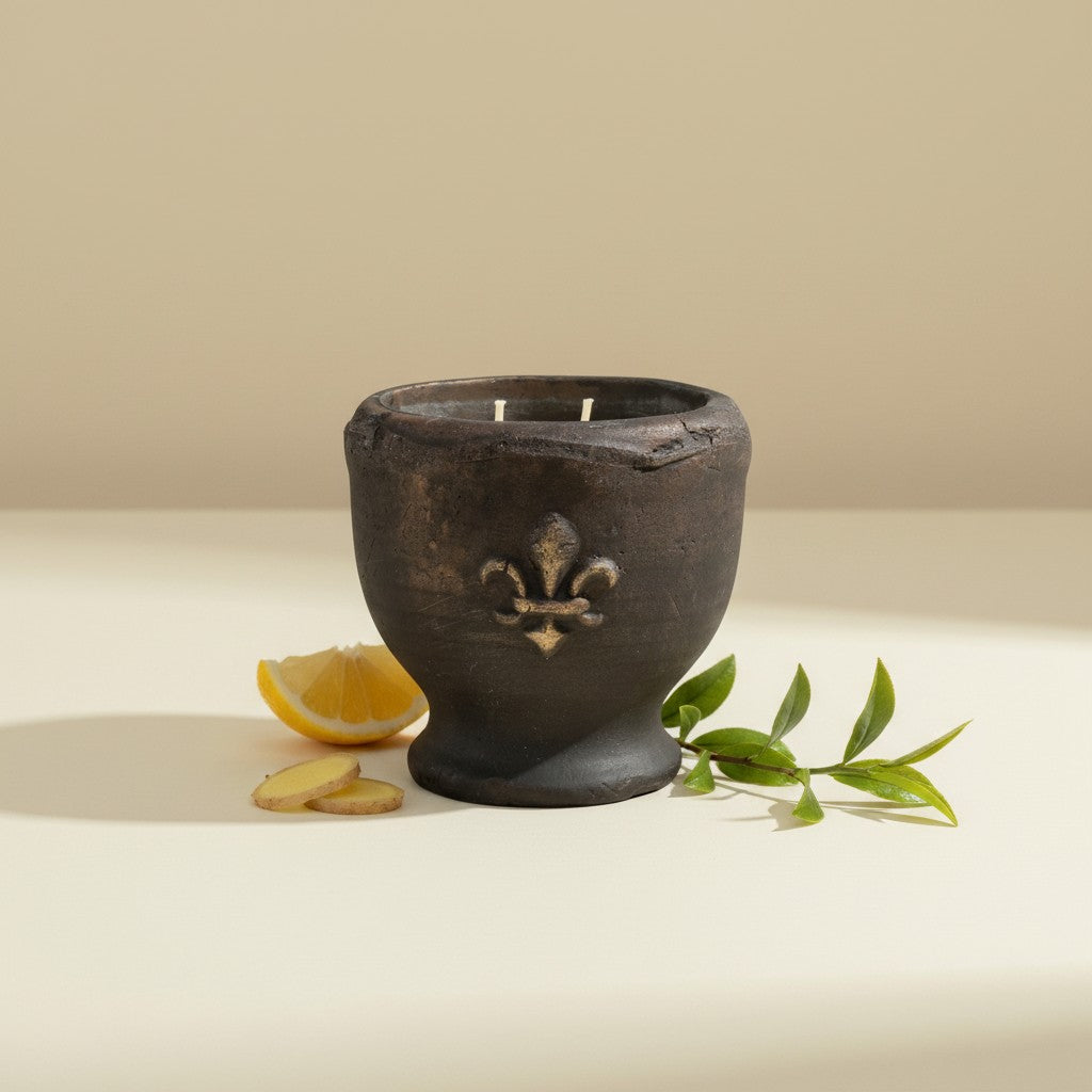 Bourbon Royalty 13 oz Classic Pottery Candle