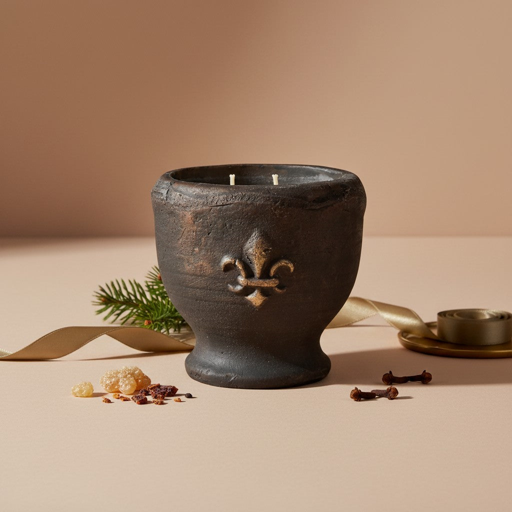 Bourbon Royalty 13 oz Classic Pottery Candle