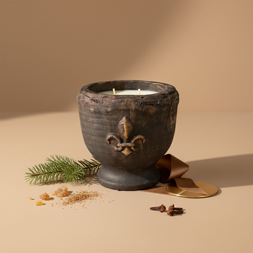 Bourbon Royalty 20 oz Classic Pottery Candle