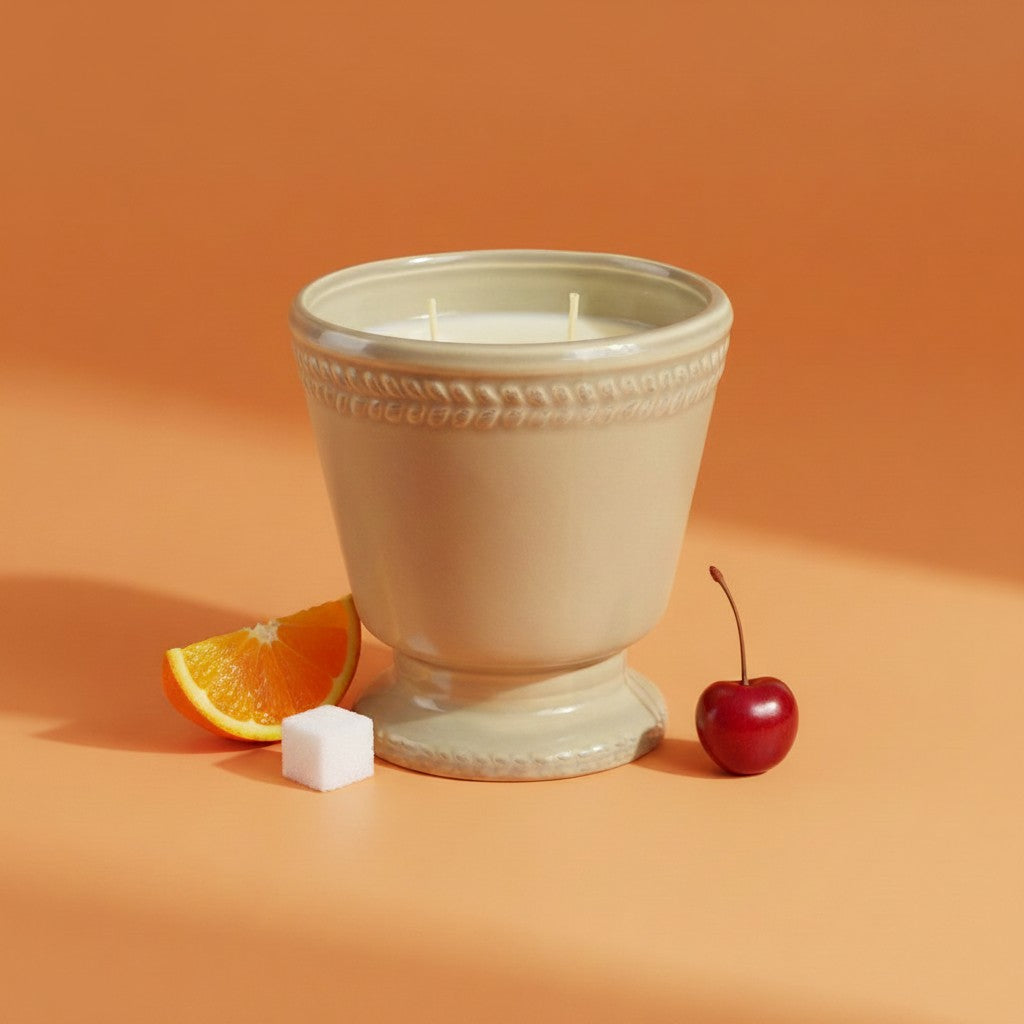 Bourbon Royalty 20 oz French Provincial Candle