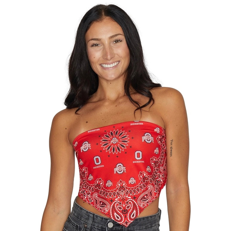 Ohio State OSU Buckeyes Bandana Top