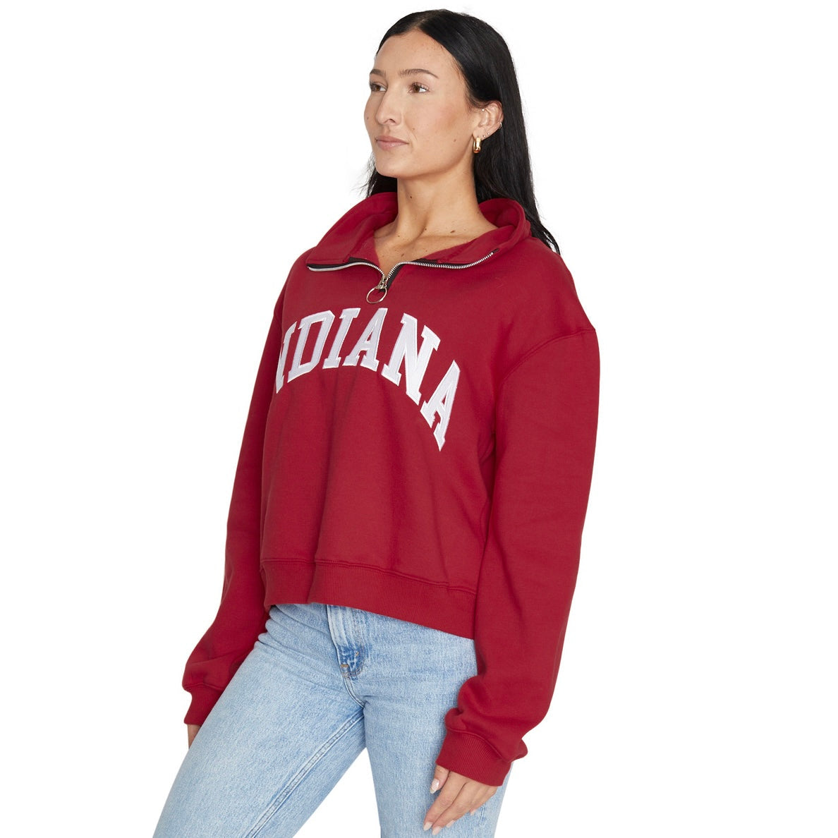 Indiana Hoosiers Quarter Zip Sweatshirt