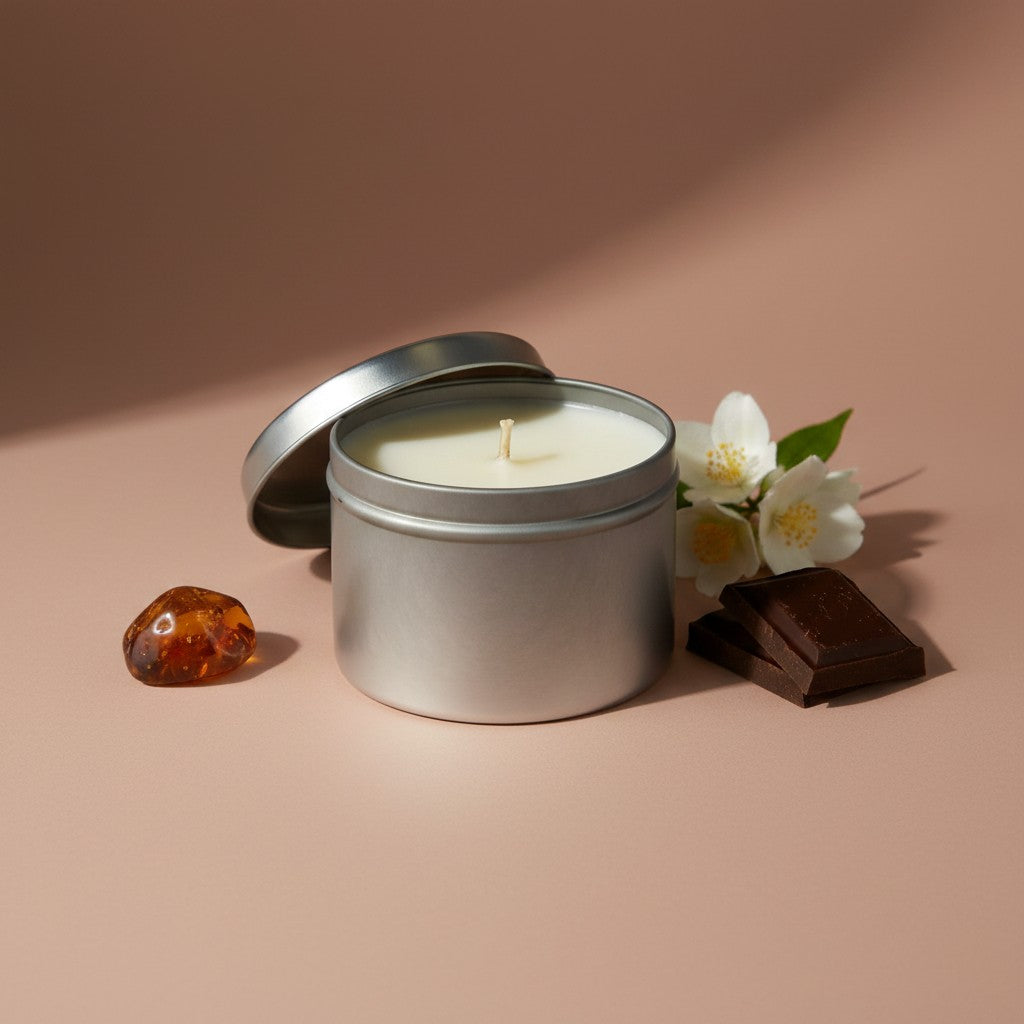 Bourbon Royalty 8 oz Travel Tin Candle