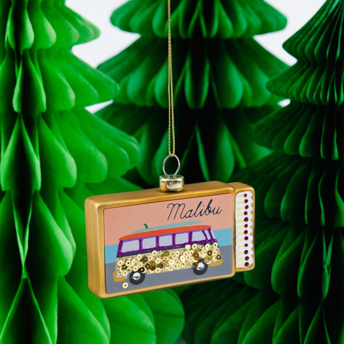 Matchbook Ornament - Malibu