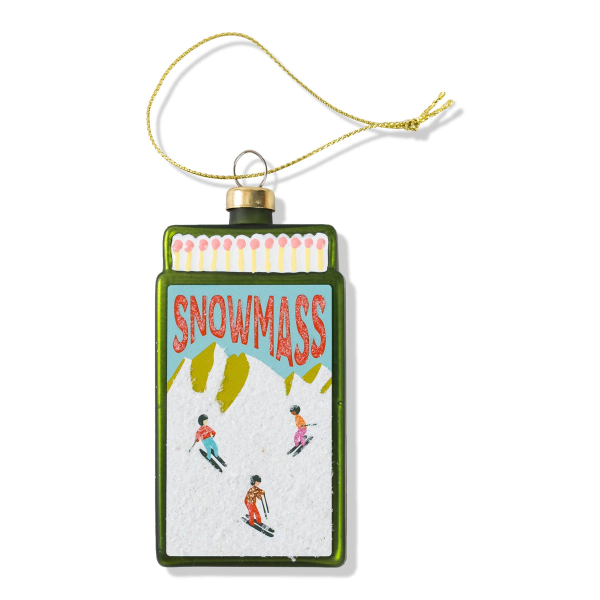 Snowmass Matchbook Ornament