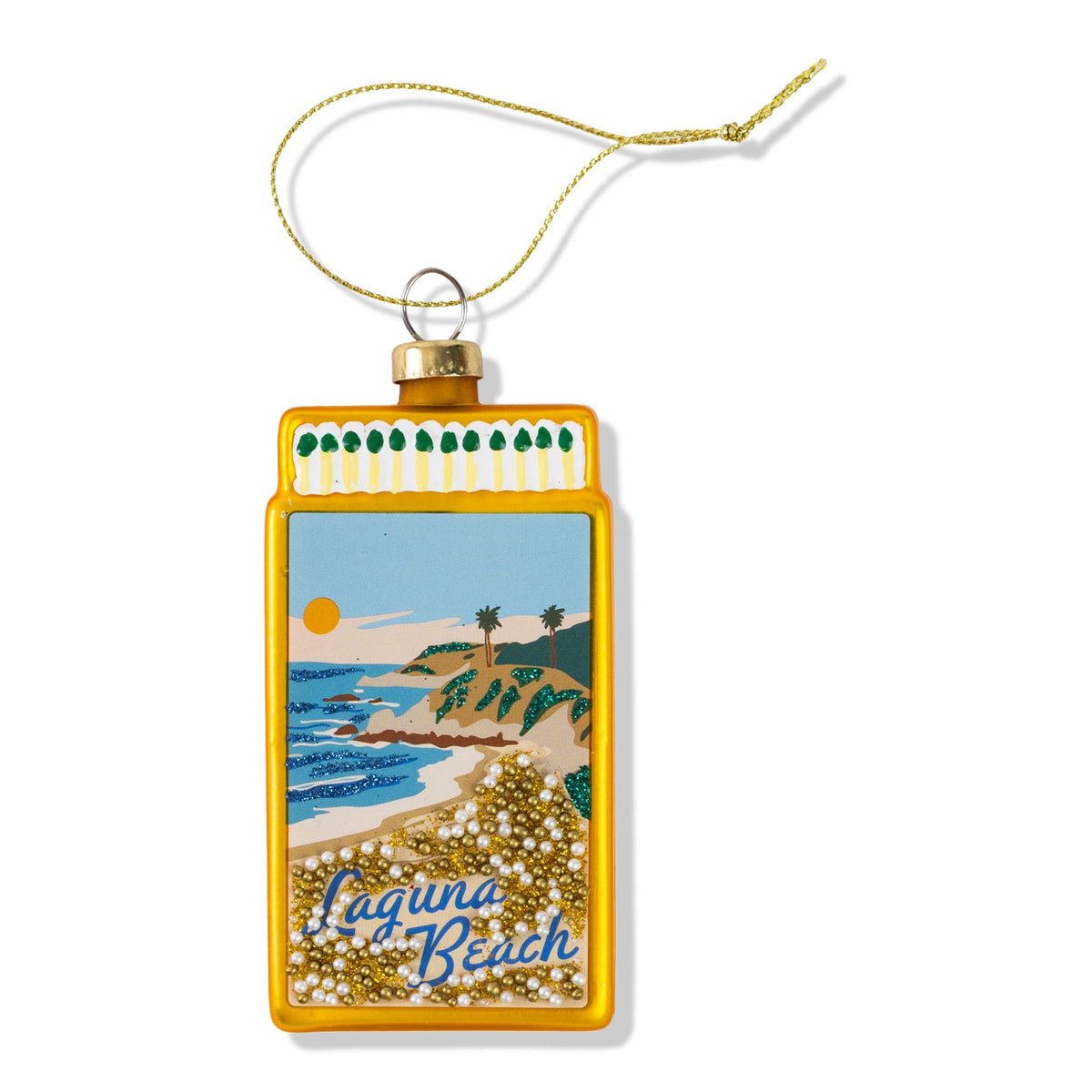 Matchbook Ornament - Laguna Beach