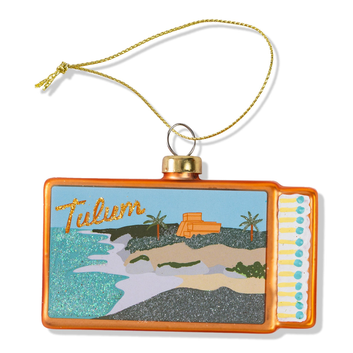 Tulum Matchbook Ornament